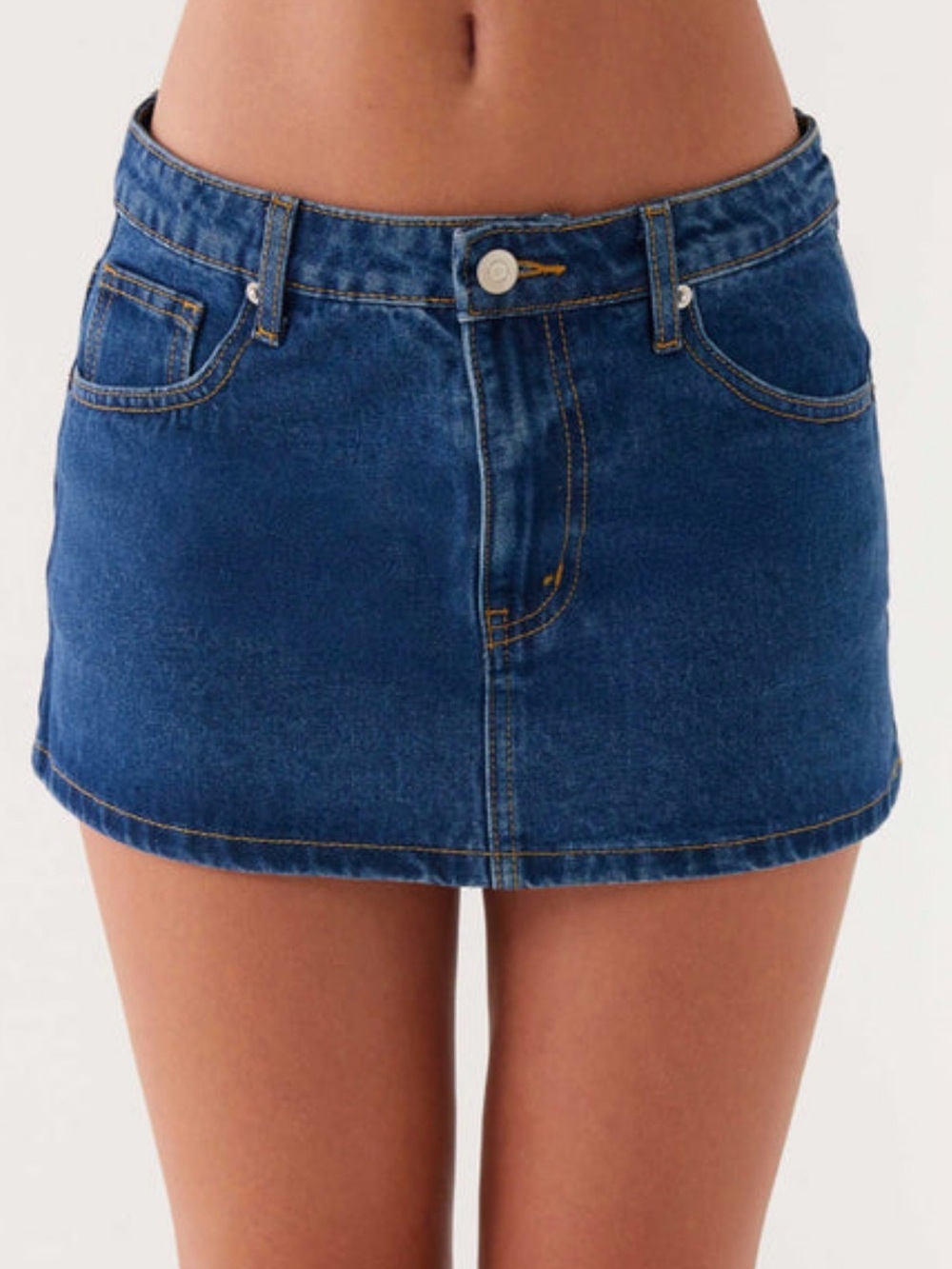 Peppermayo Maysa Low Rise Mini Skirt - Dark Blue